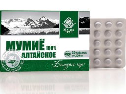Дизайн упаковки таблеток Мумиё